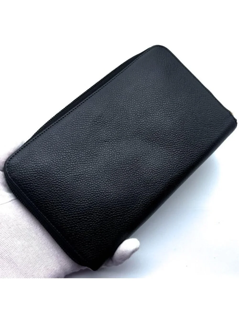 Chanel Wallet Coco Stitch Caviar Organizer